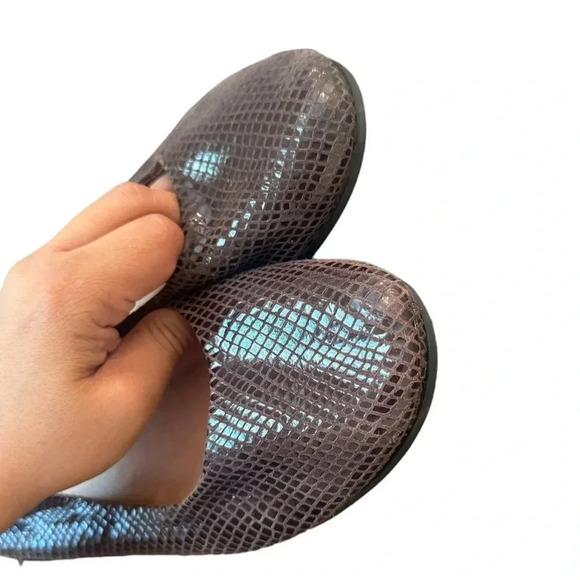 French Sole fs/ny Brown Snake Print Shoes - Picture 7 of 7